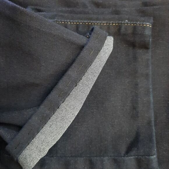 LEVI'S 312 | Shaping Slim Stretchy Dark Wash Crop Ankle Jeans Sz 25 Altered - Picture 15 of 15